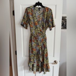 Floral Wrap Dress